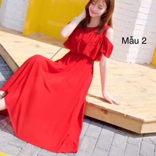 Oder đầm maxi đi biển