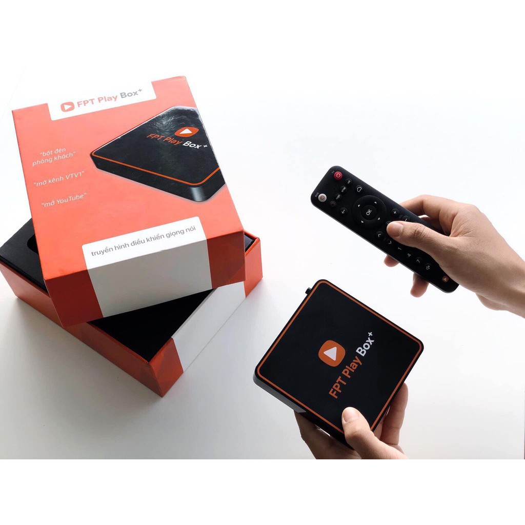 FPT PLAY BOX 2020 Android TV + 4K Có Điều Khiển Tìm Kiếm Giọng Nói + Quà Tặng