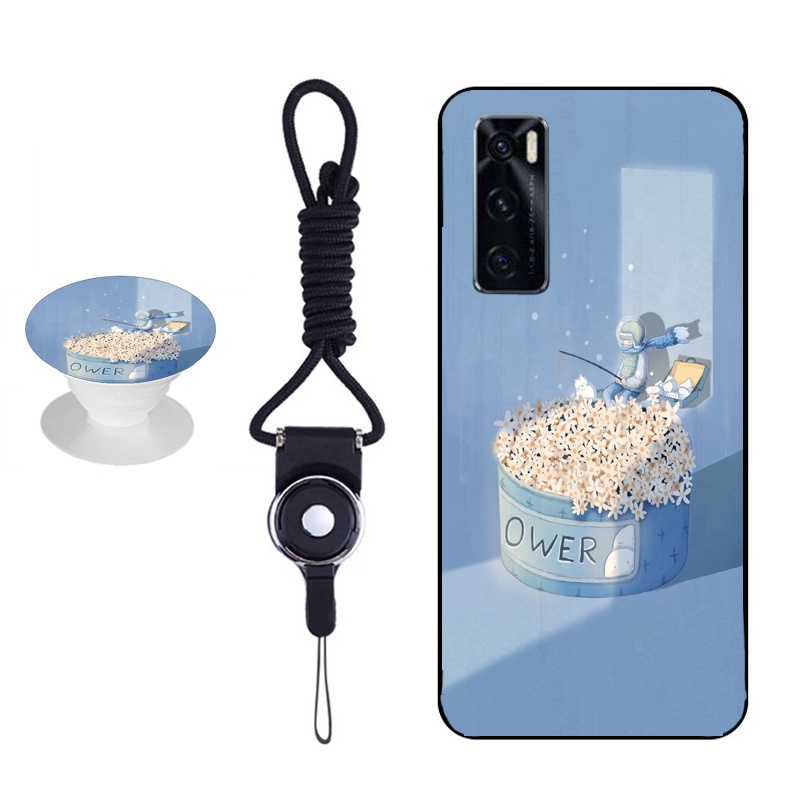 Ốp điện thoại có dây đeo đệm đỡ cho VIVO V20SE