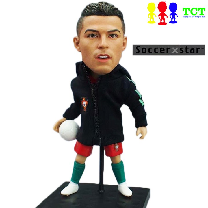 Tượng cầu thủ bóng đá SoccerXstar Ronaldo Cr7 Bồ đào nha