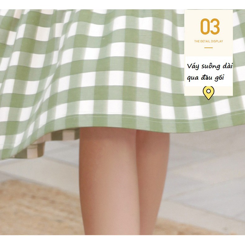 Váy ngủ hai dây (có đệm ngực ) dáng suông qua gối, đầm ngủ thun cotton kèm nơ Nigma P3-D2 | BigBuy360 - bigbuy360.vn