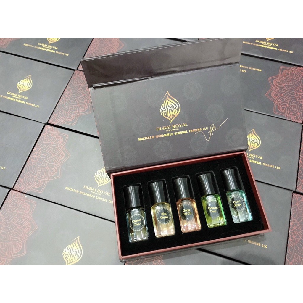 Set tinh dầu nước hoa (5 lọ) Dubai Royal Chính hãng | BigBuy360 - bigbuy360.vn