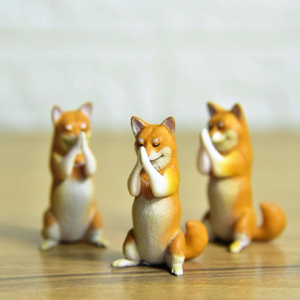 DARNELL Mô Hình Đồ Chơi Sưu Tầm Chó Shiba Chim Cánh Cụt Chim Cánh Cụt / Cá