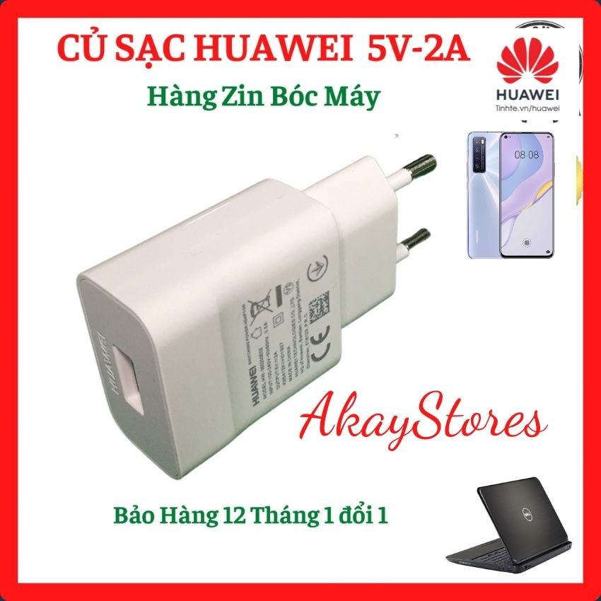 Bộ Sạc Huawei 5V 2A Nova 2i-3i, P8, P8 Lite, P9, P9 Lite, Mate 8, G7 Plus, GR5,GR5 Mini, GR5 2017, Y541, Y6 II AkayStore