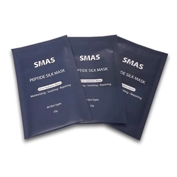 (CHÍNH HÃNG) Mặt Nạ Smas / S Mas Peptide Silk Mask Cấp Ẩm, Phục Hồi Da