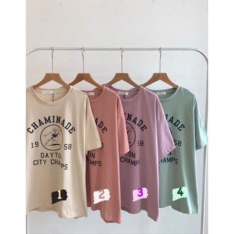 [ Miều ] Áo thun form rộng in hình Chaminade