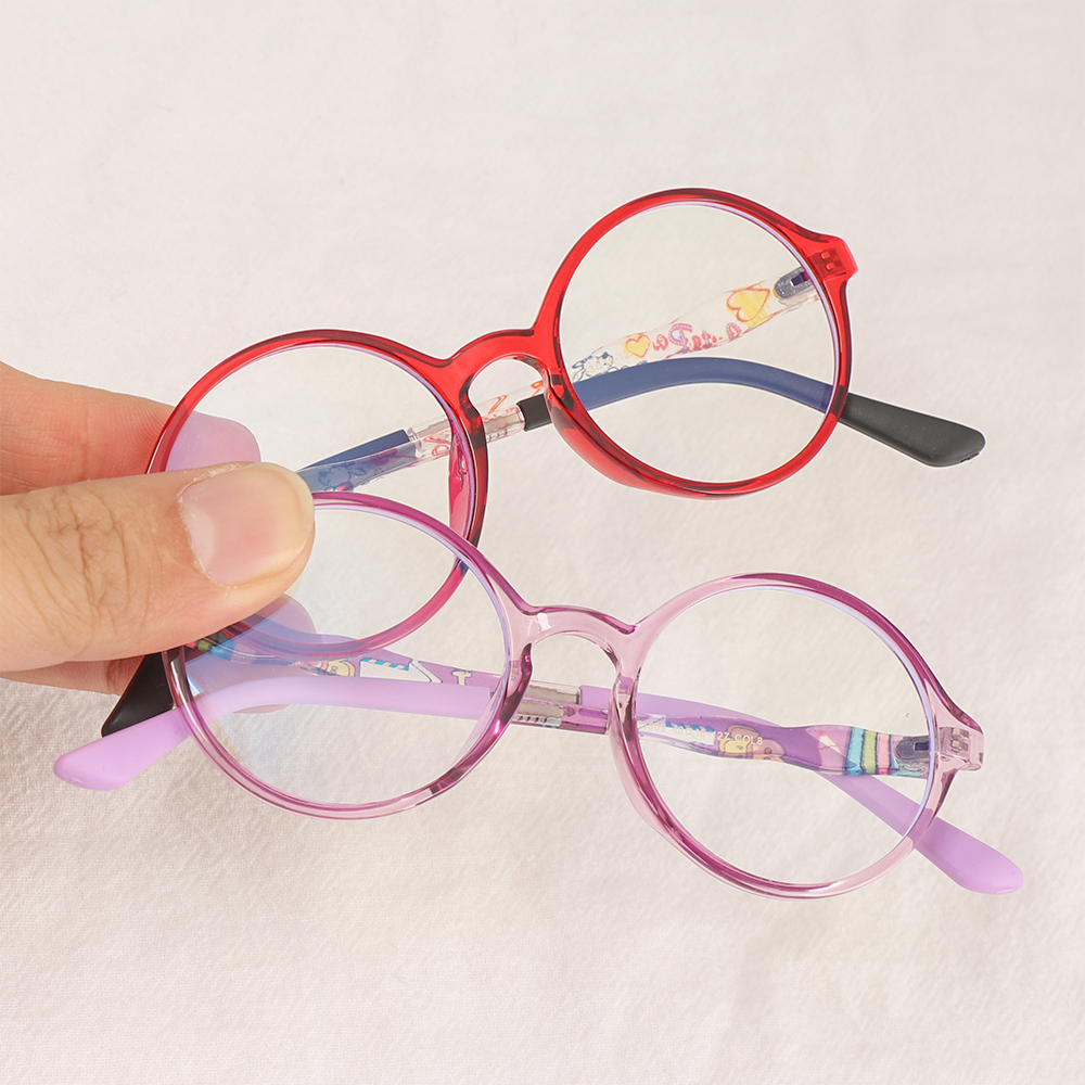 (Hàng Mới Về) Kính Tr90 Chống Ánh Sáng Xanh Bảo Vệ Mắt Thời Trang Cho Bé