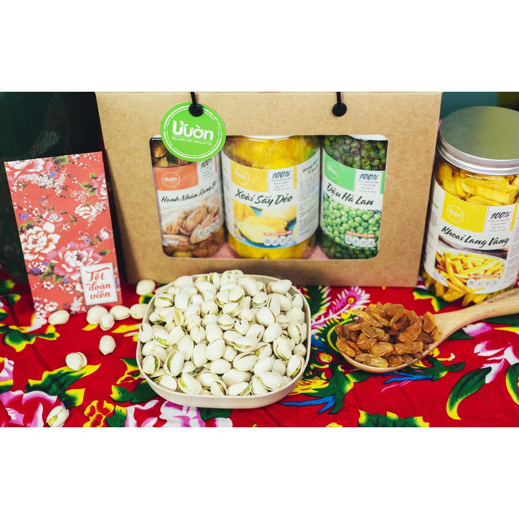 SET QUÀ TẾT AN KHANG - COMBO 3 HŨ QUÀ TẶNG HẠT DINH DƯỠNG, HẠT MIX, TRÁI CÂY SẤY, BÁNH KẸO TẾT, ĐỒ ĂN VẶT VƯỜN ORGANIC | BigBuy360 - bigbuy360.vn