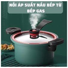 Nồi Áp Suất Chống Dính Dung Tích 3.5 Lít, Dùng Được Bếp Điện Bếp Ga Kiểu Dáng Hàn Quốc, Gọn Nhẹ Dễ Sử Dụng