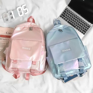 Balo hologram Mrmi Bag 2 khoá cài