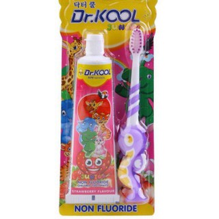 (bhav) Bộ bàn chải và kem đánh răng Dr Kool cho trẻ