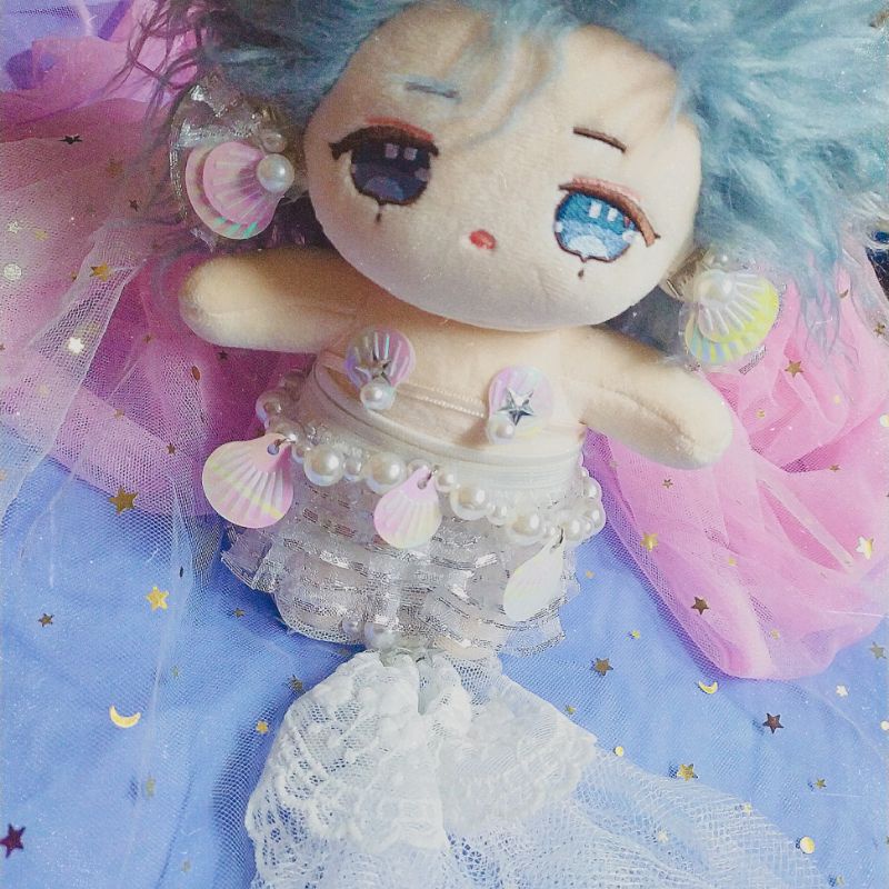 Bộ Trang Phục Phong Cách TIÊN CÁ DÀNH CHO DOLL 20CM