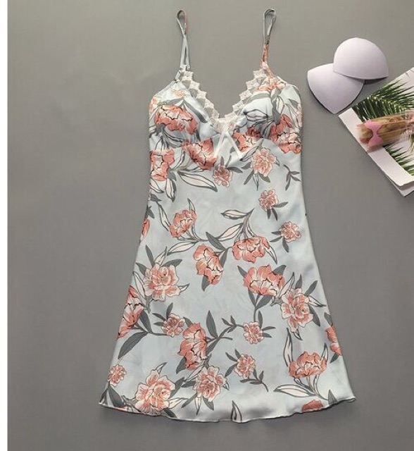 Đầm satin 2 dây sexy