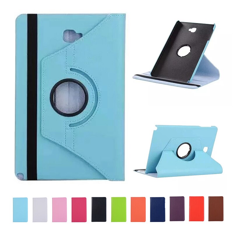 Bao da máy tính bảng PU đế xoay 360 độ cao cấp cho SAMSUNG GALAXY TAB A 10.1 2016 có bút cảm ứng SM-P580 P585 10.1INCH