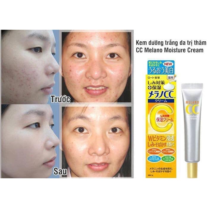 Kem Dưỡng Trắng Da Mờ Thâm CC Melano Moisture Cream