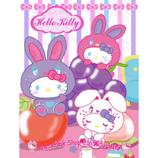 Decan dán cửa phòng dán tường kitty thỏ