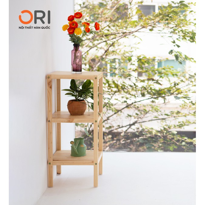 Kệ Gỗ Trang Trí Đa Năng Hình Vuông 3 Tầng - SHELF 3F - ORI NỘI THẤT HÀN QUỐC