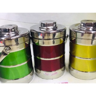 CÀ MÊN 3 TẦNG INOX 1.4 LÍT VÀ 1.9 LÍT