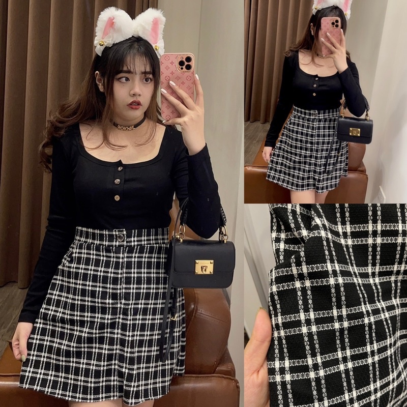 Chân Váy A Dạ Tuýt Mềm Maii Thươngg Bigsize | BigBuy360 - bigbuy360.vn