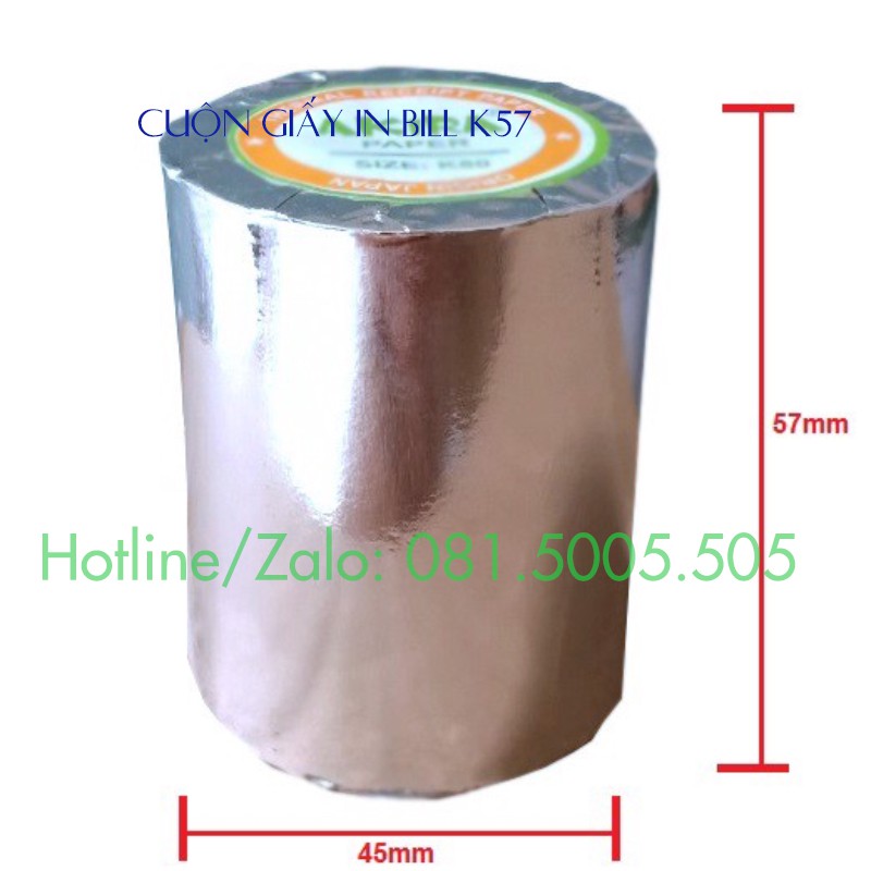 GIẤY IN BILL K80, K57, POS, TAXI, GIẤY IN NHIỆT, IN HÓA ĐƠN NHÀ HÀNG, CÀ PHÊ, TẠP HÓA, SIÊU THỊ (57mm, 80mm)