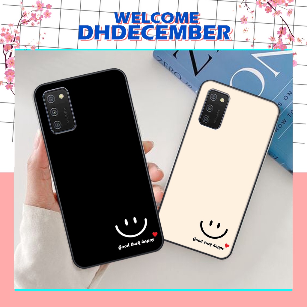 Ốp lưng Samsung Galaxy A02S / A03S in hình nice ,good luck happy ốp xinh viền dẻo đẹp chất