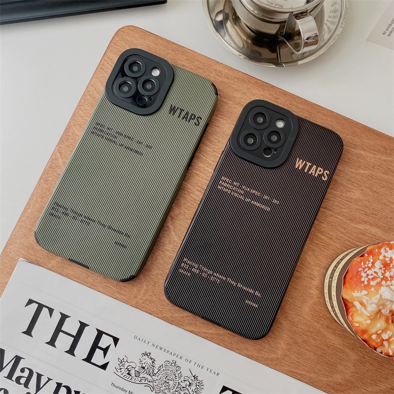 Ốp điện thoại mềm chống rơi WTAPS thích hợp cho iPhone 13/11/12 Pro Max xs xr xsmax