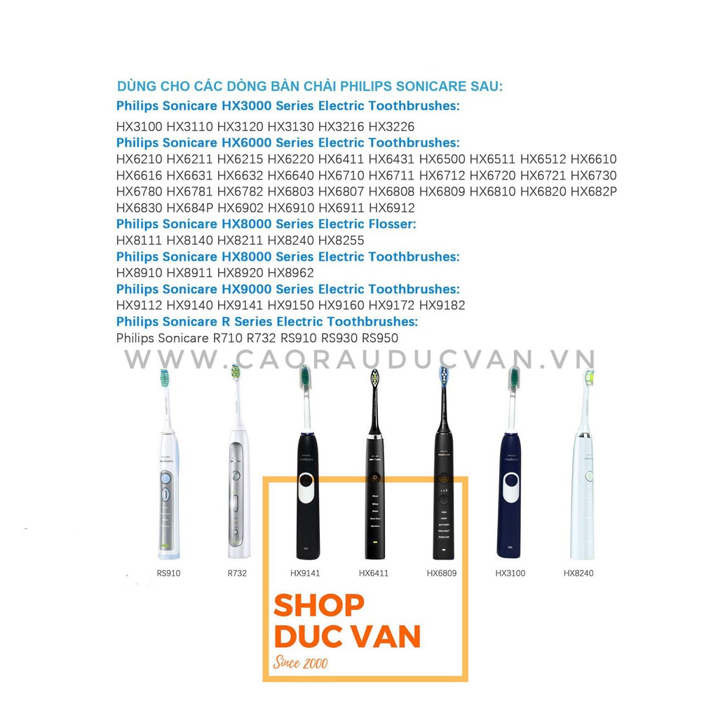 Đế sạc bàn chải đánh răng điện Philips Sonicare HX6100 - Shop Đức Vân