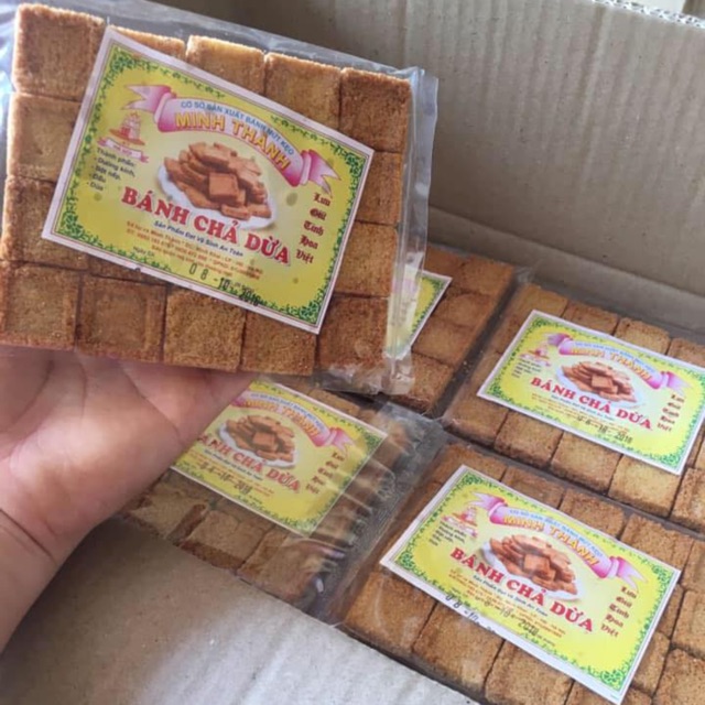 [Mã 254FMCGSALE giảm 8% đơn 500K] Bánh chả dừa Minh Thành giá 10k/ 2 gói