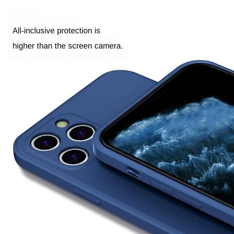 Ốp Điện Thoại Silicone Cho IPhone 11 12 Pro Max 7Plus 8Plus Xr X xs Max 2vgg