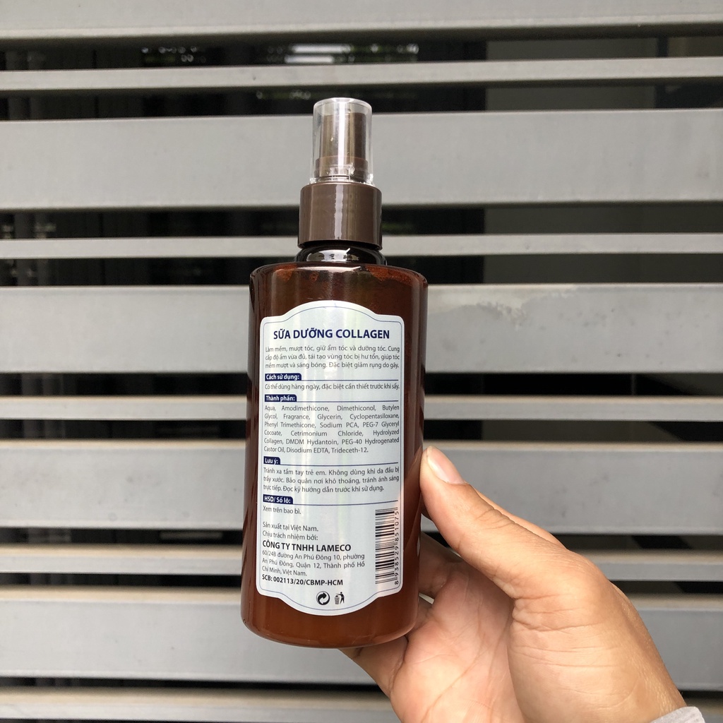 XỊT DƯỠNG TÓC COLLAGEN WELLNOW SIÊU THƠM VÀ MỀM MƯỢT 250ML