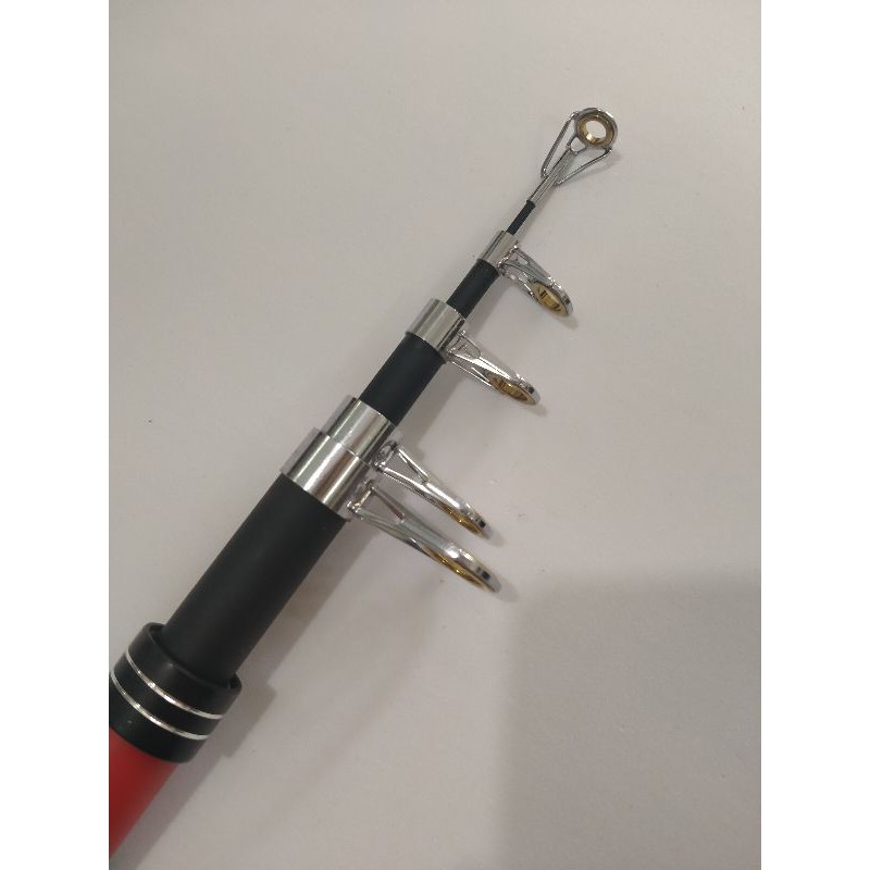 Combo cần Huntman 2 màu đỏ, vàng và máy câu