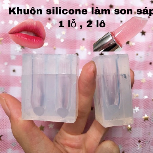 Khuôn son Silicone trong suốt 12.1
