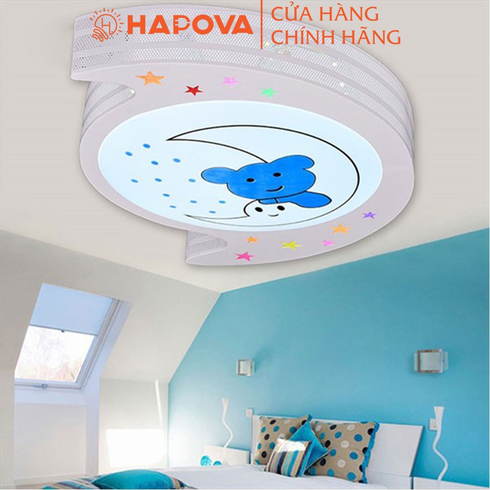 Đèn ốp trần trẻ em HAPOVA OT 2130 Kích thước D500 x H100mm