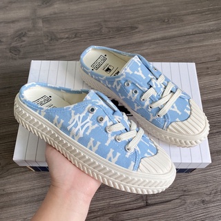 Giày lười Sục Ny Đạp Gót, Sục Ny, Sục MLB Đạp Gót Màu Xanh Nhạt Hot Hit 2021 Bản Đẹp 2021