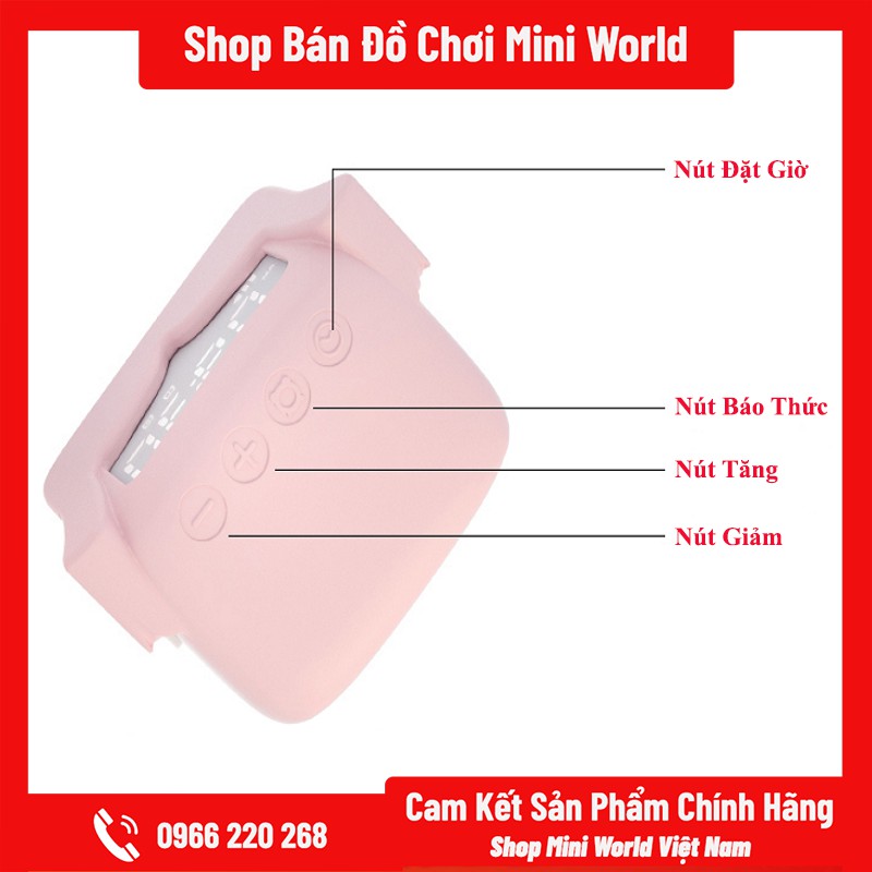 Đồng Hồ Báo Thức Mini World