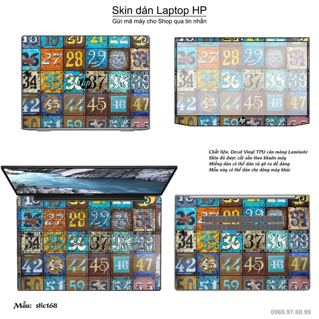 Skin dán Laptop HP in hình Hoa văn sticker _nhiều mẫu 28 (inbox mã máy cho Shop)