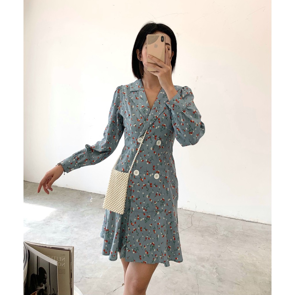 [26Studio] Đầm kiểu cúc Sana Dress