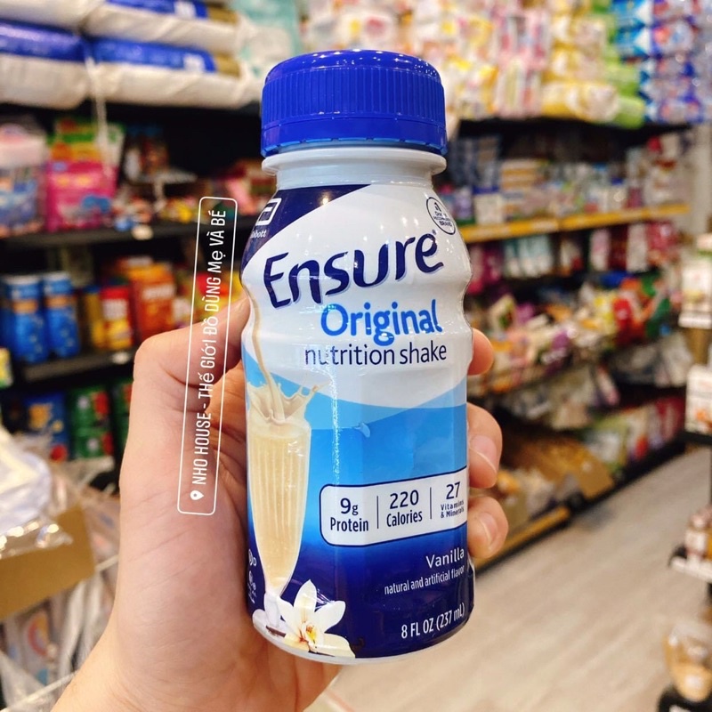 Sữa Ensure Mỹ nước 237ml/chai - thùng 16chai