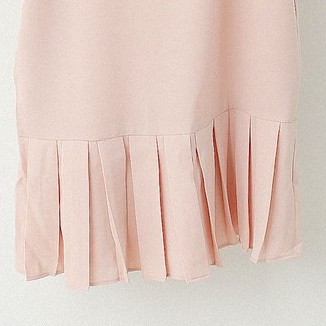 Váy Nữ Momoco Nấm Lêch Vai Có Dây - Hồng Pastel - M1671