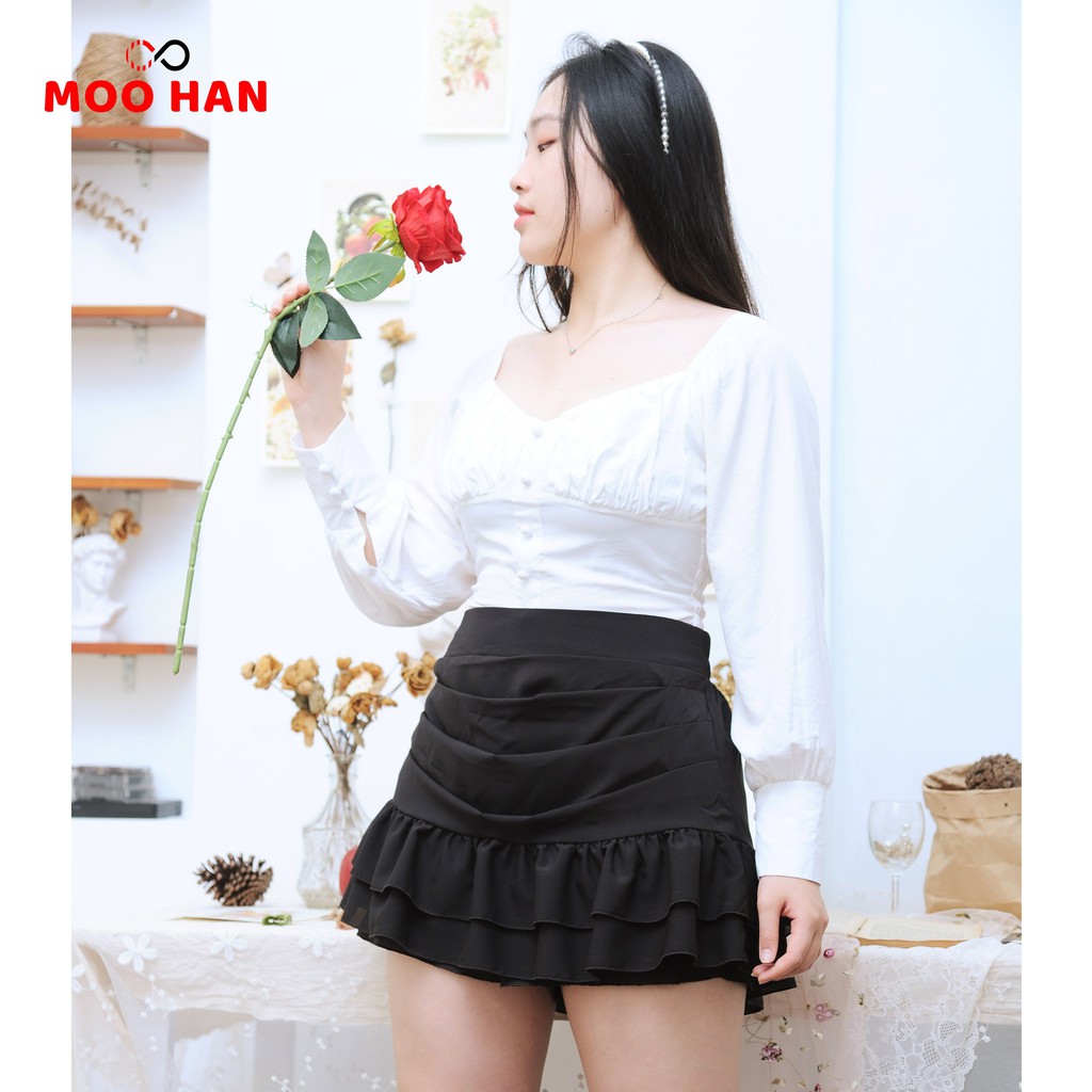 [HÀNG MỚI VỀ] CHÂN VÁY BIGSIZE BÈO NHÚN CÓ LÓT QUẦN | BigBuy360 - bigbuy360.vn