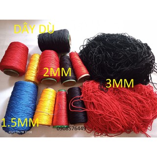 Gía sỉ 10 met dây dù đan vòng tay đủ màu, size, đan túi làm handmade,
