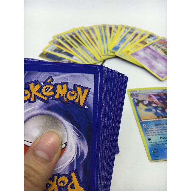 Bộ 25 thẻ bài pokemon phiên bản tiếng anh