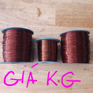 1 Kilogam 0.16 đến 2.0 Dây đồng quấn motor biến áp - phụ tùng quạt dây tráng men điện từ chất lượng chịu nhiệt 220 200