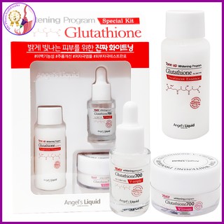 Bộ dưỡng trắng da 7 ngày mờ thâm nám angel’s liquid whitening program glutathione special kit