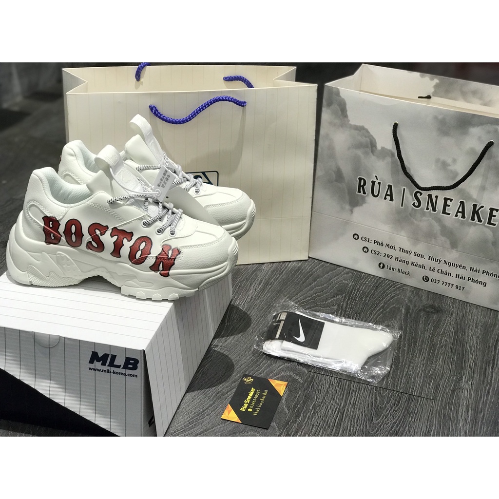 Siêu Phẩm Giày Thể Thao Sneaker M.L.B Bos.ton Siêu Hot Cao Cấp Ảnh Thật + freeship + Tặng Tất