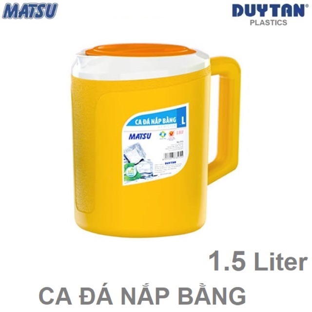 Ca đá 1.5 lít Duy Tân Matsu nắp bằng