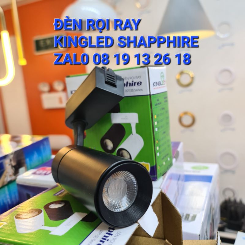 Đèn Rọi Ray KINGLED SAPPHIRE Vỏ đen và Vỏ trắng, cao cấp, 7W, 10W, 20W, 30W Cao Cấp.