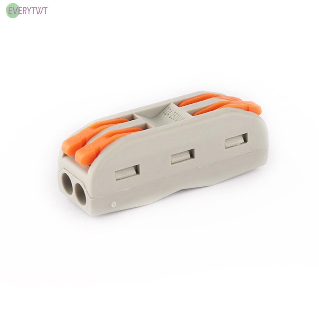 5pcs COD Wire quick head terminal  connector press type wiring clip 212/313 Use a test hole to measure the voltage without removing the tape