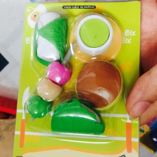 Hạt nở nail trái cây cốm pompom tuyết xanh bong bạc đất sét 24 màu
