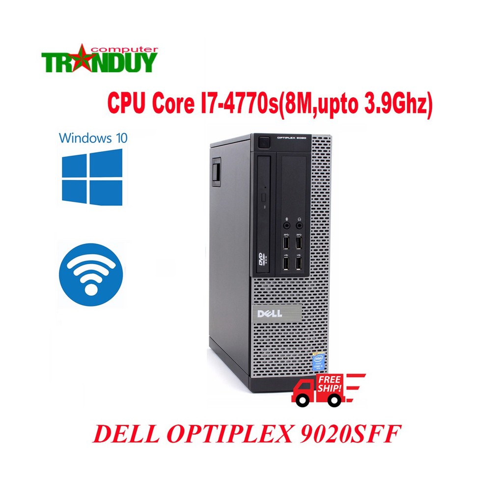 Máy Tính Bàn Dell CPU Core I7 -4770s (8M.3.9Ghz) /Nhập Khẩu FullBox/ Bảo Hành 24 tháng